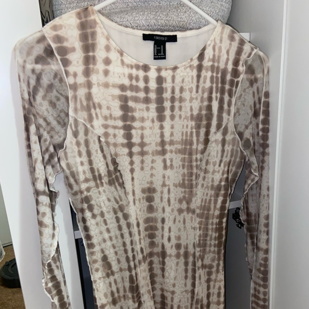 Long sleeved dress